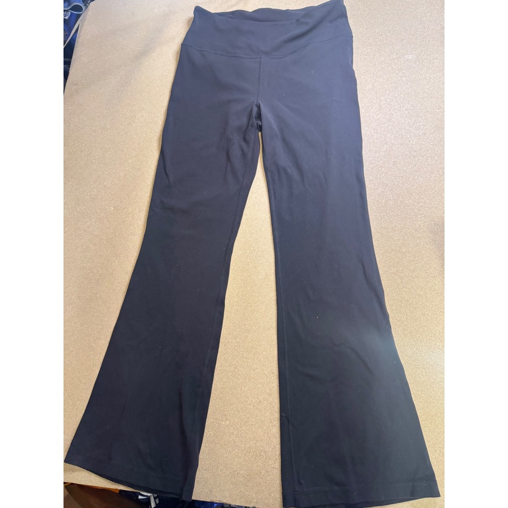 Lululemon Groove Pant Flare Super High- rise Nulu Flare Pant Black Size 12 $120 - Picture 4 of 10